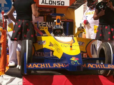 Imagen: morro de la carroza de Fernando Alonso